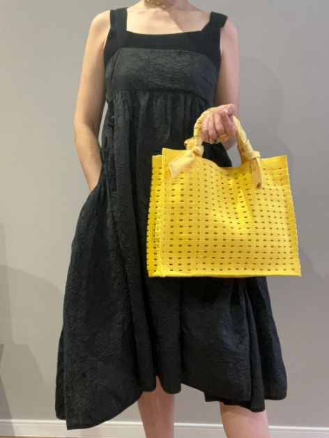 格子 バッグ - 24SBG09 - YELLOW