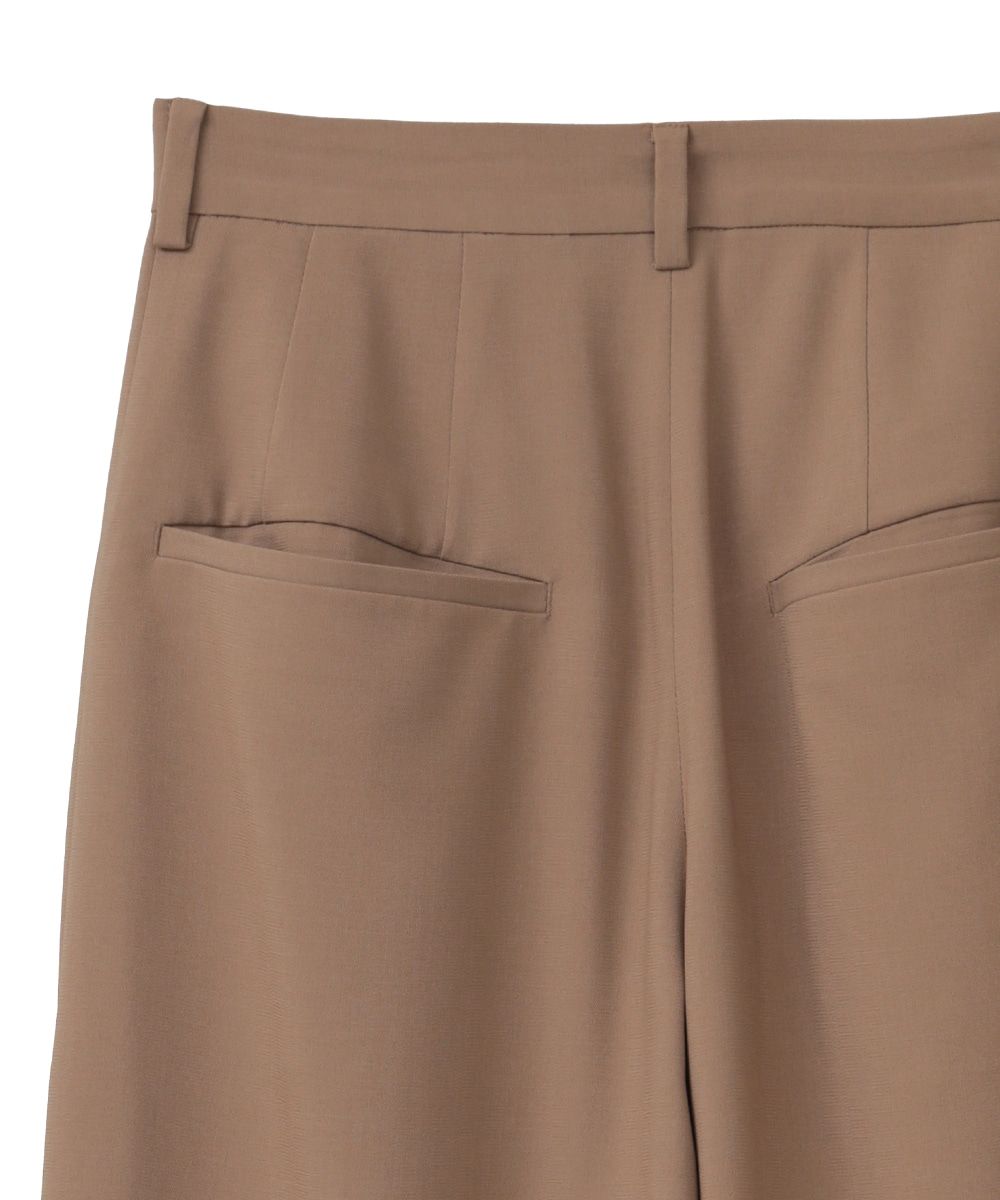 ベーシックタックパンツ - BASIC TUCK PANTS - BEIGE