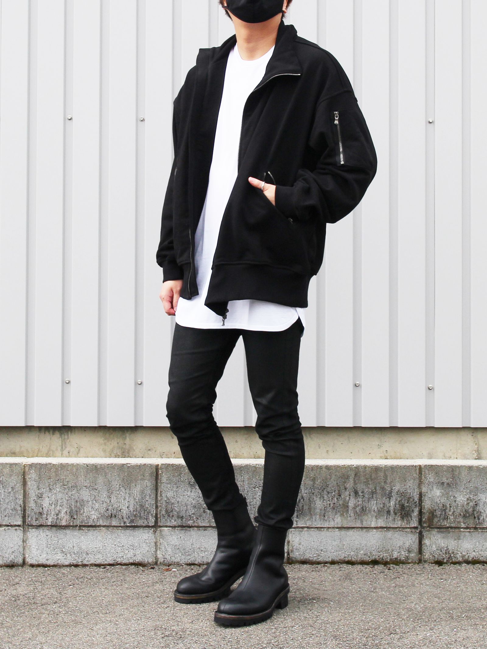 ハイネックスウェットブルゾン - Sweat Blouson