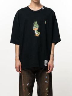 レオン プリント Tシャツ - Leon Printed T-shirt (BLACK)