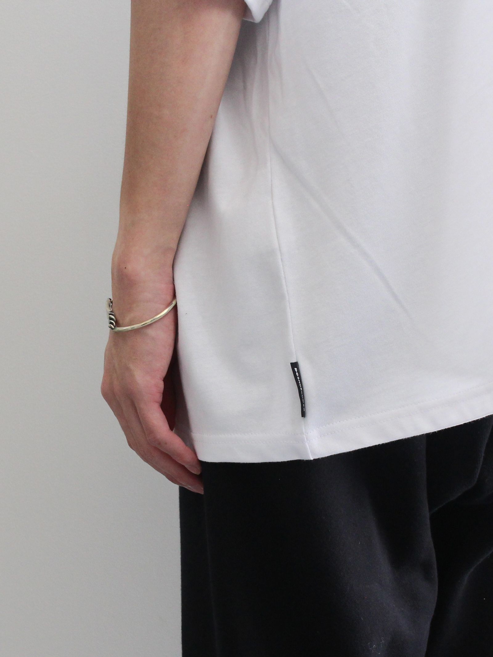 SHORT SLEEVE WIDE TEE COLLAB WITH DC SHOES ANARCHY - WHITE