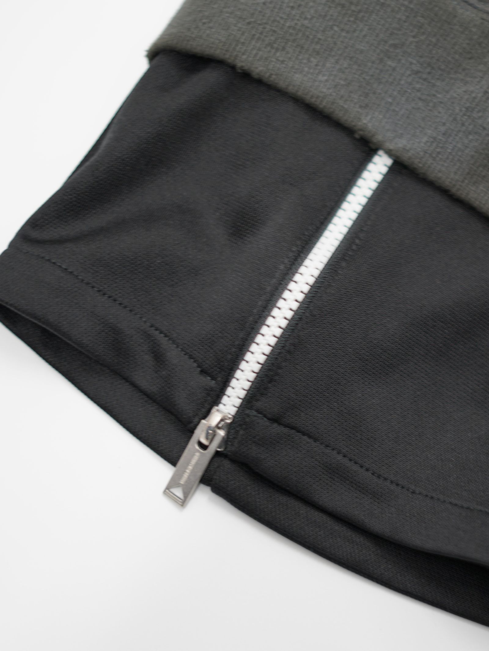 トラック パンツ レイヤード スウェット パンツ - Track Pants Layered Sweat Pants (BLACK)