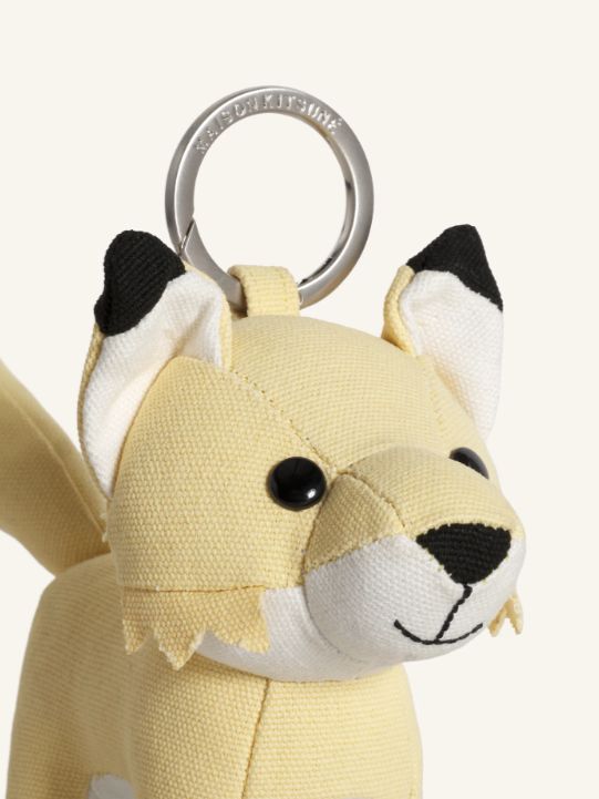 フォックス バッグ チャーム / キーホルダー (charm straw)