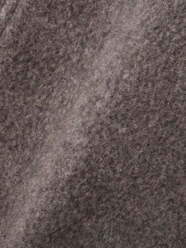 ダブルブレストウールコート - GREY