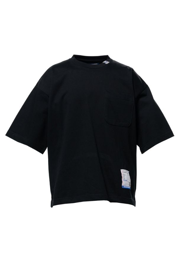 ヘビーウェイトジャージー ハーフスリーブTシャツ - Heavy Weight Jersey Half-sleeve T-shirt (BLACK)