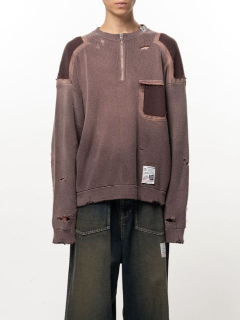 サン フェイデッド ライク ニット セーター - Sun Faded Like Knit Sweater (BLACK)