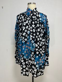 ギャザード シャツ - "GATHERED SHIRT - TEXTILE DESIGN BY MAYA SHIBASAKI"