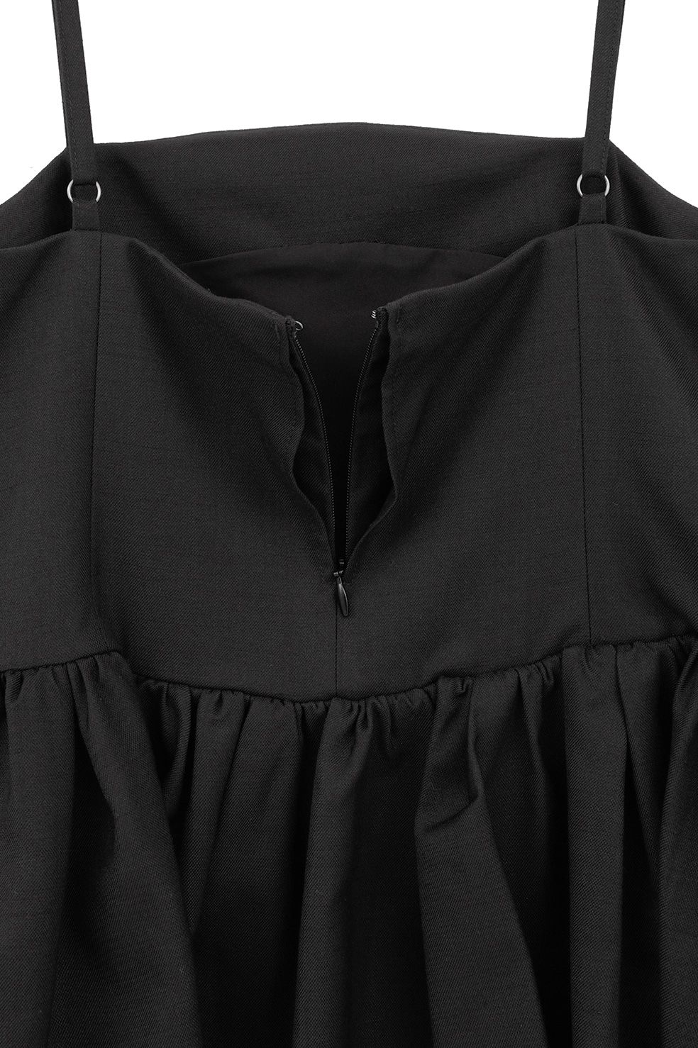 オールインワン -  PEPLUM LAYERED ALL IN ONE (BLACK)