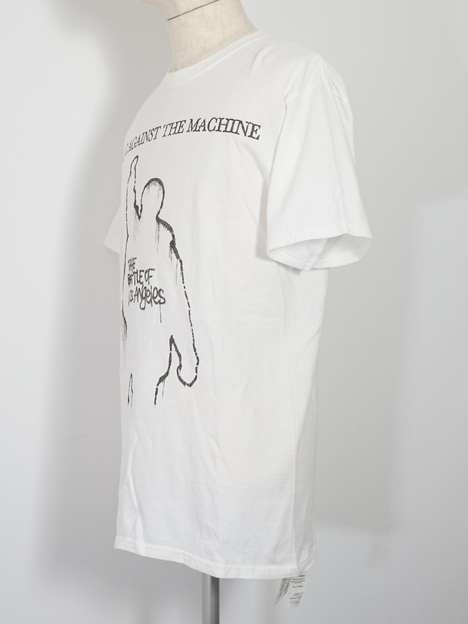 RATM コラボTシャツ -  RATM L/S THE BATTLE OF LOS ANGELES 1999 - WHITE