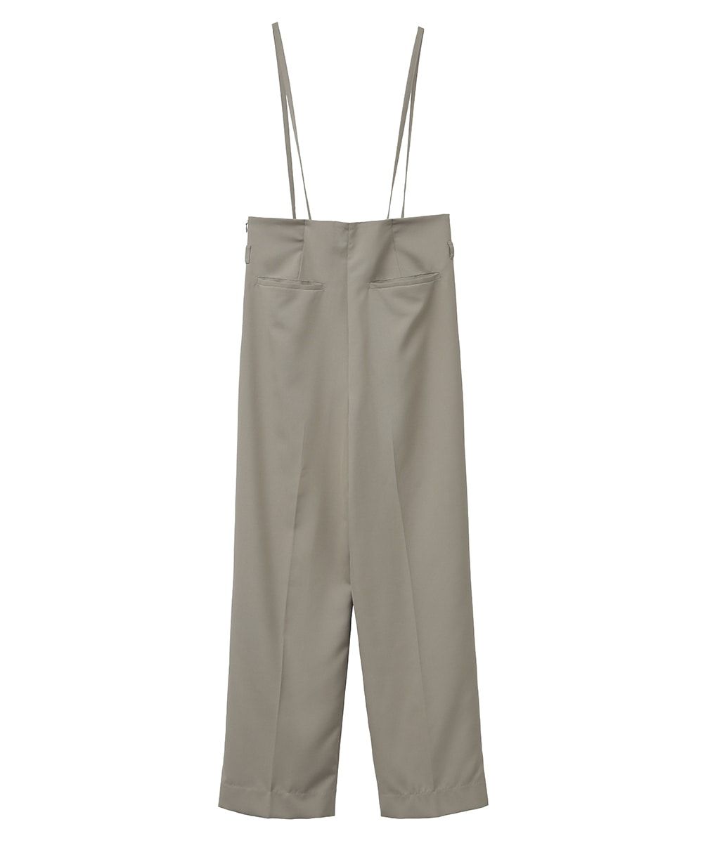 CLANE - 2WAY SUSPENDER PANTS - MOSS GREEN | ADDICT WEB SHOP