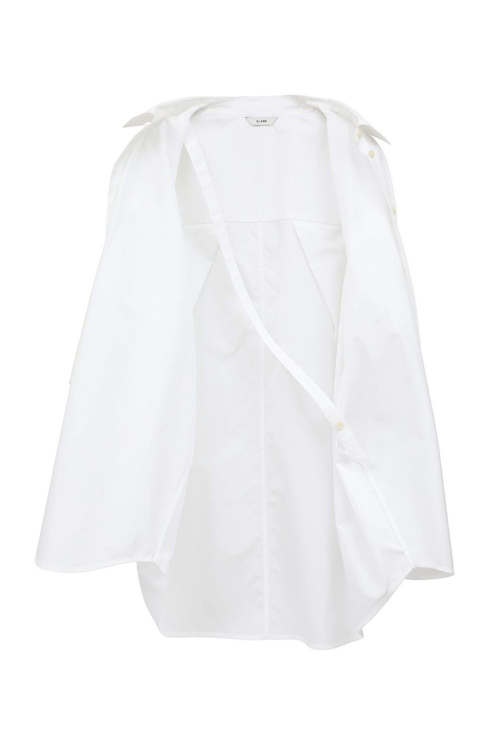 ハーフスリーブヒュージーシャツ - HALF SLEEVE HUGE SHIRTS (WHITE)