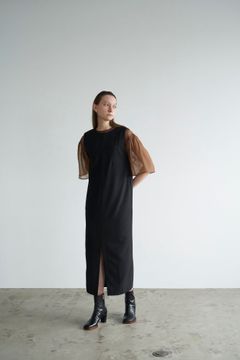 3WAY DOUBLE FACE ONE PIECE - BLACK