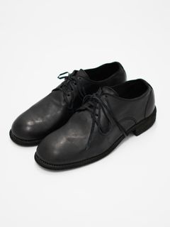 【992x】 ダービーシューズ / ホースレザー - HORSE FULL GRAIN CLASSIC DERBY (BLACK)
