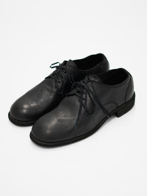 【992x】 ダービーシューズ / ホースレザー - HORSE FULL GRAIN CLASSIC DERBY (BLACK)