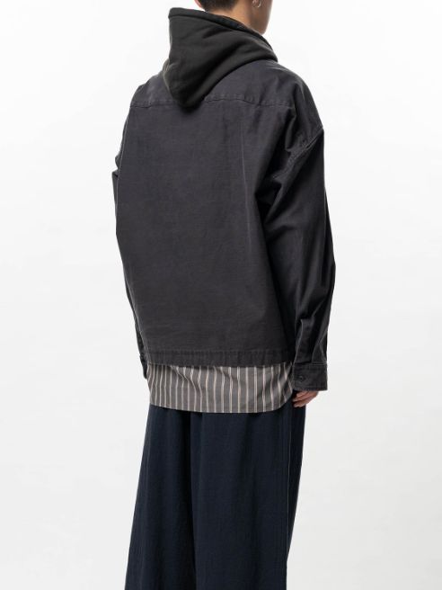 トリプルレイヤードシャツ - TRIPLE LAYRED SH (BLACK)