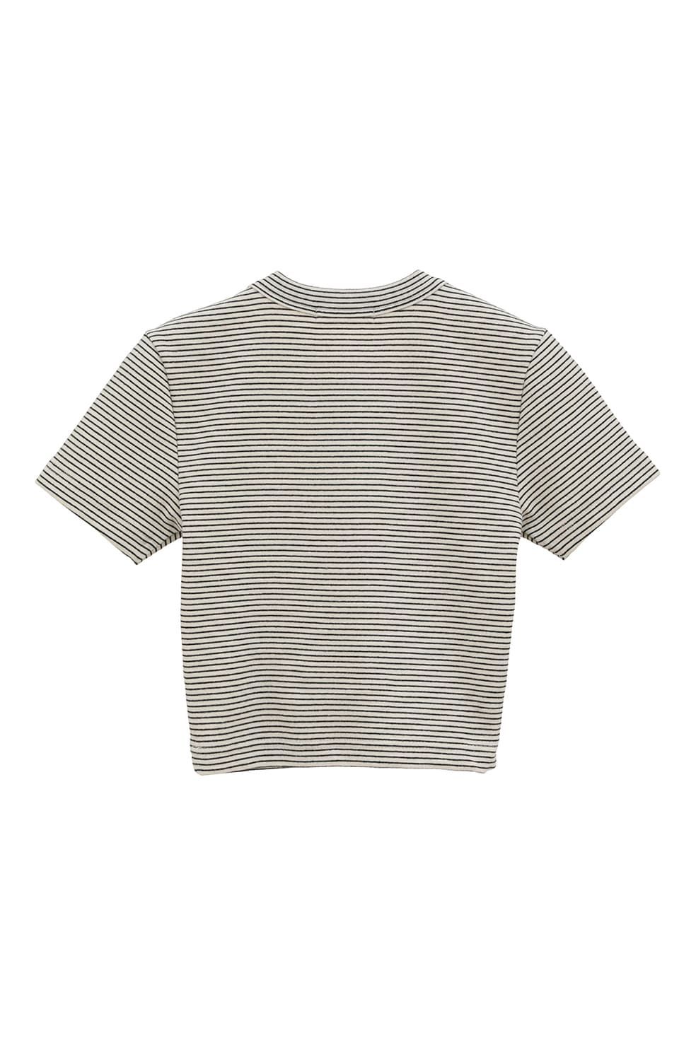 【3色展開】 LOGO CROPPED TIGHT TEE - クロップドティーシャツ