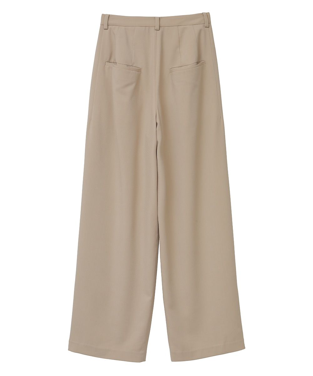 ベーシックタックパンツ -  BASIC TUCK PANTS - IVORY