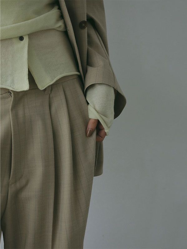 ハイゲージツインニット (YELLOW