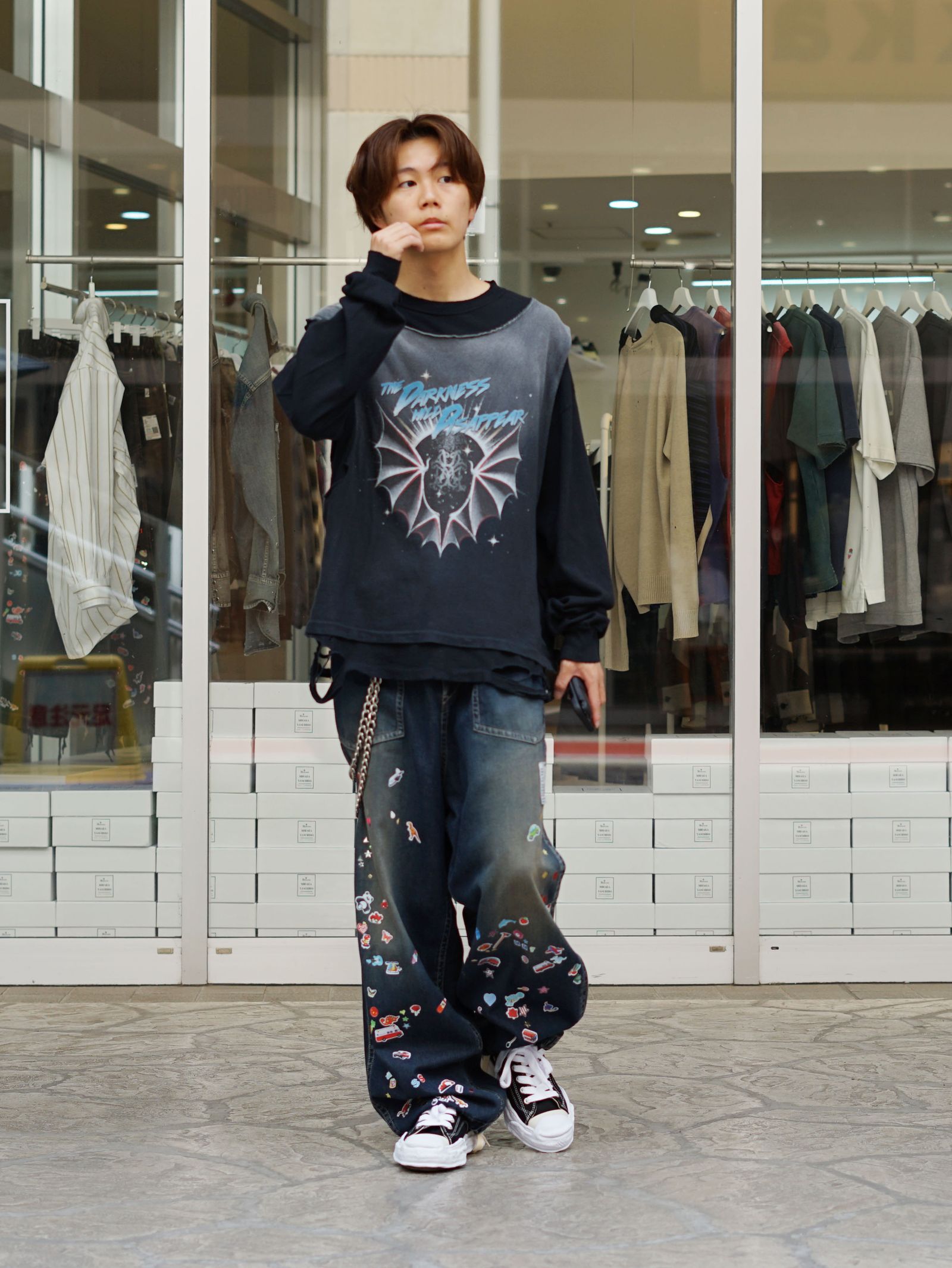 春に着たいKAMIYA×MIHARAのミックススタイル