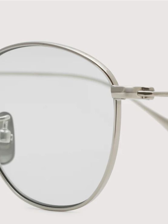 KOUGETSU（キョウゲツ） #1. PLUTINUM SILVER × CLEAR to D.GREY (調光モデル) メガネ / サングラス