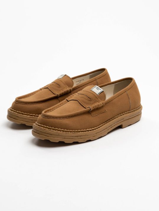 【ANDY / アンディ】 キャンバスローファー | Canvas Loafer (BROWN)