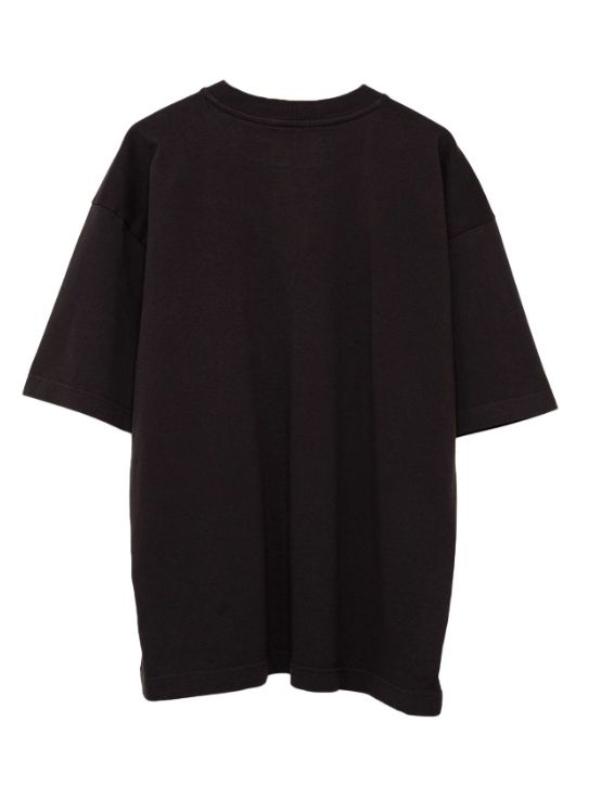 ヘビーウェイトジャージー ハーフスリーブTシャツ - Heavy Weight Jersey Half-sleeve T-shirt (BLACK)