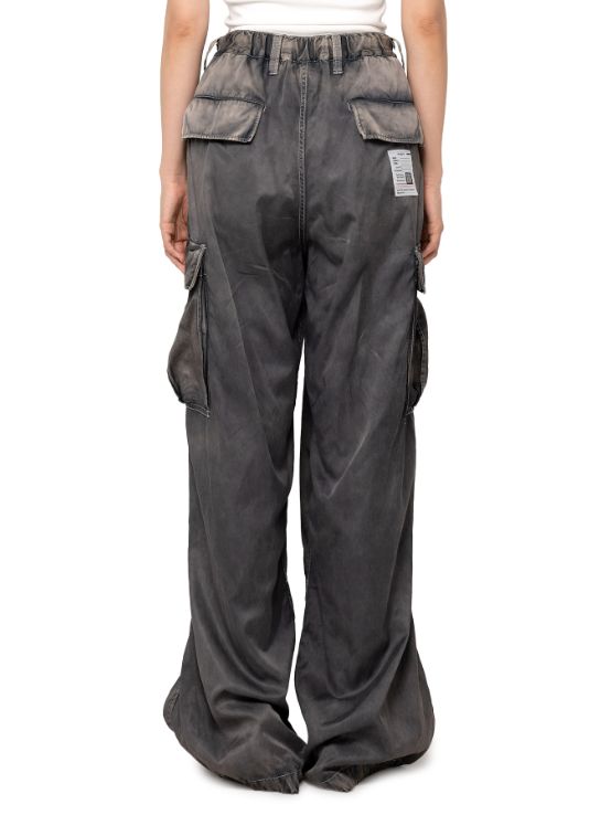 【レディース】サテン カーゴパンツ - Satin Cargo Pants