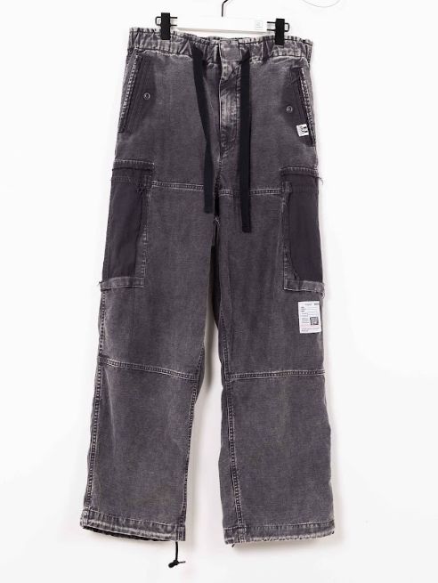 カーゴパンツ - CARGO TROUSERS - BLACK