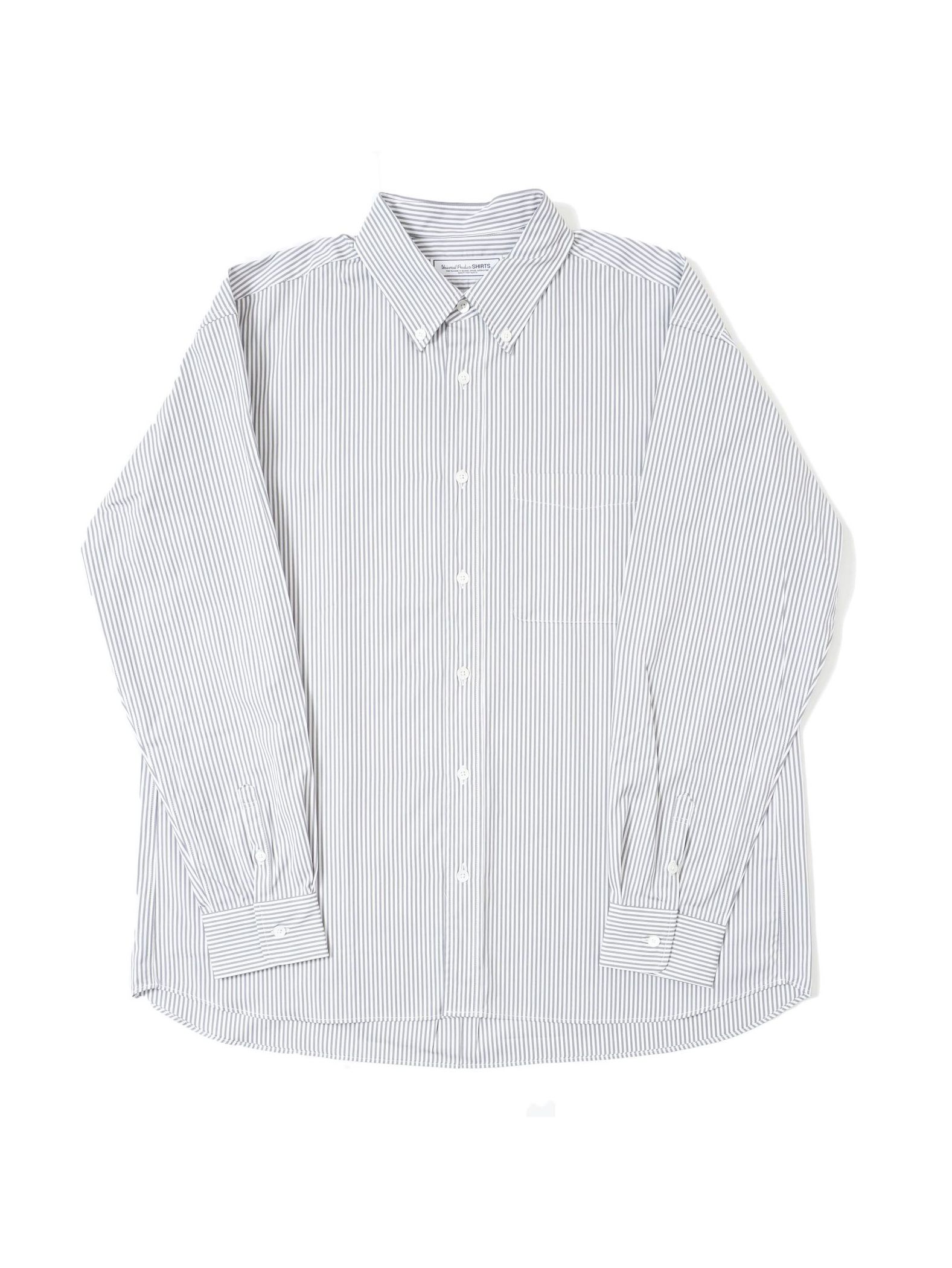 T.M.Stripe B.D Shirt - GREY