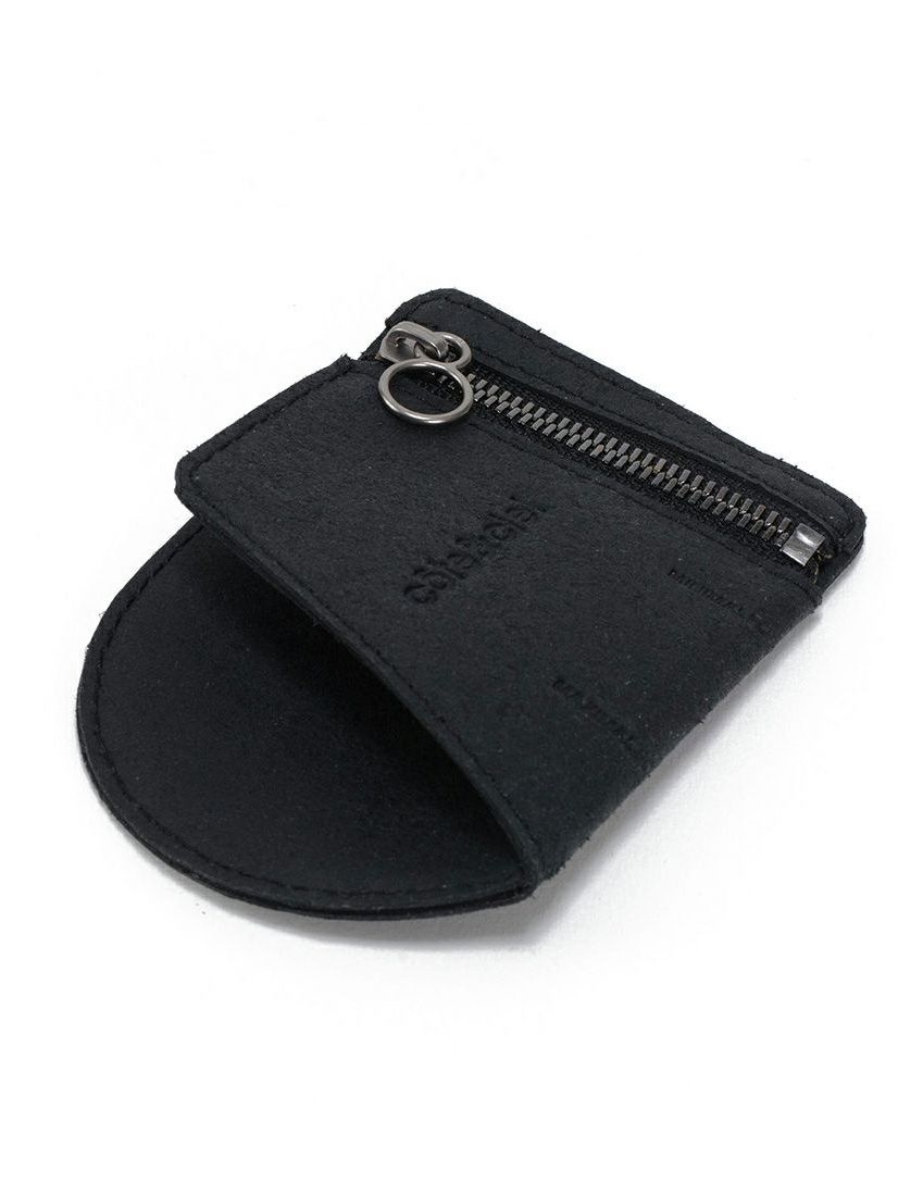 Zippered Coin Purse Eco Leathe - 財布 / ウォレット