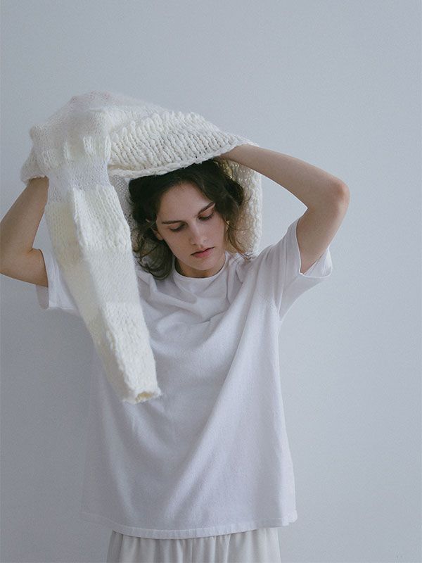 コンフィーニットTee (WHITE)