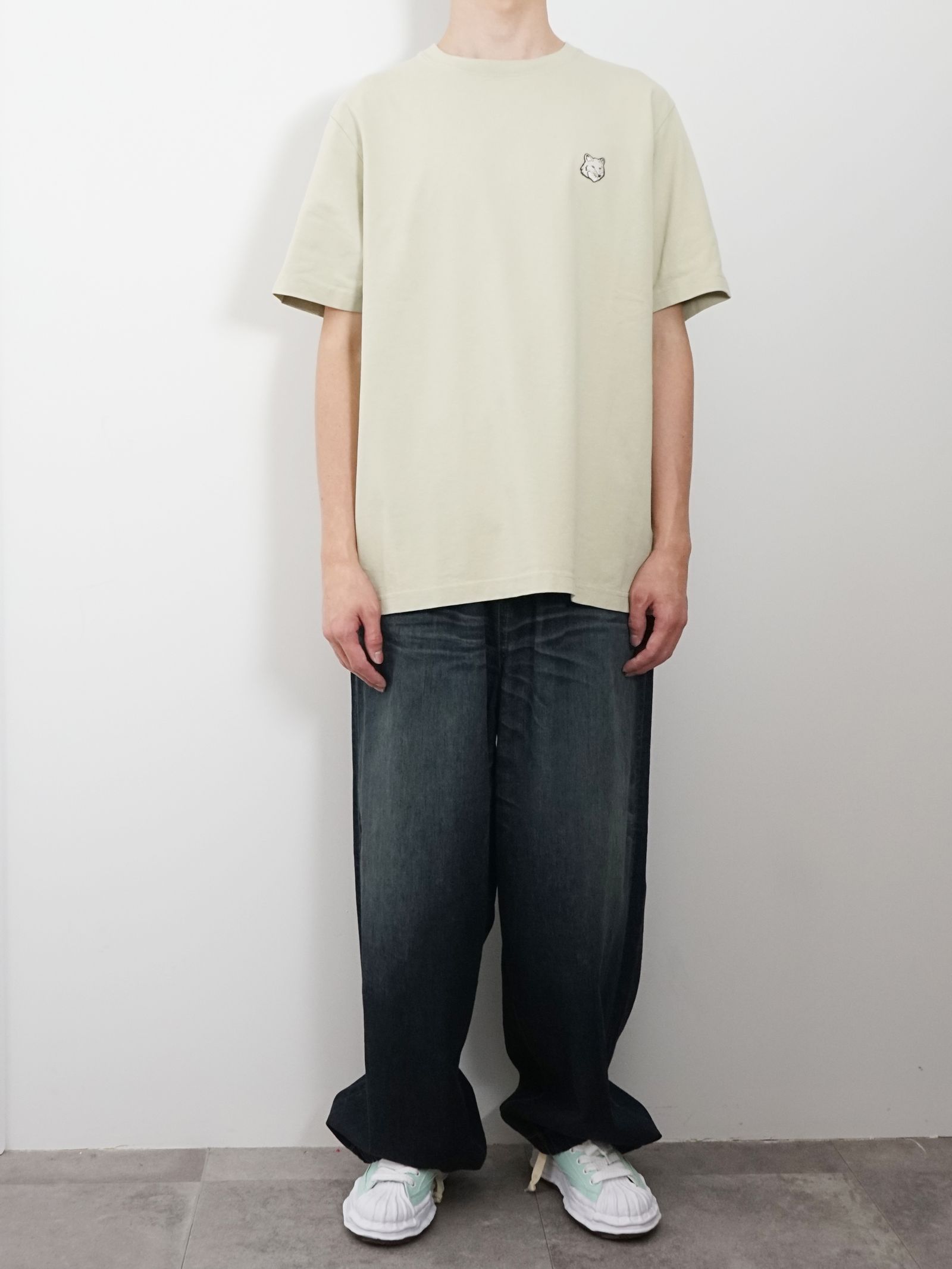 【メンズ】フォックスヘッド パッチ クラシック Tシャツ -BOLD FOX HEAD PATCH COMFORT TEE SHIRT - GREY