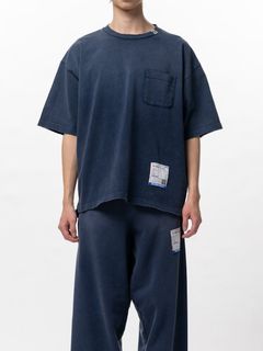 ディストレスト Tシャツ - Sun Faded Like Distressed Pocket T-shirt (NAVY)