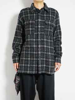 バンダナ付き カシミヤウールシャツ - CASHMERE/WOOL SHIRTS - wester brighton - man