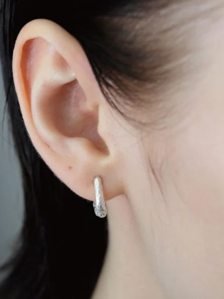 【両耳用】グレインピアス SV シルバー シンプル デザイン ユニセックス アクセサリー