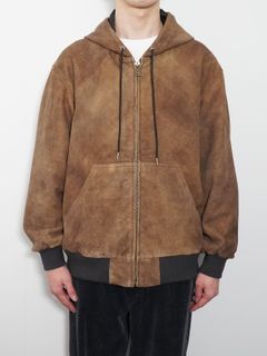 レザーアクティブジャケット - LEATHER ACTIVE JACKET - BROWN