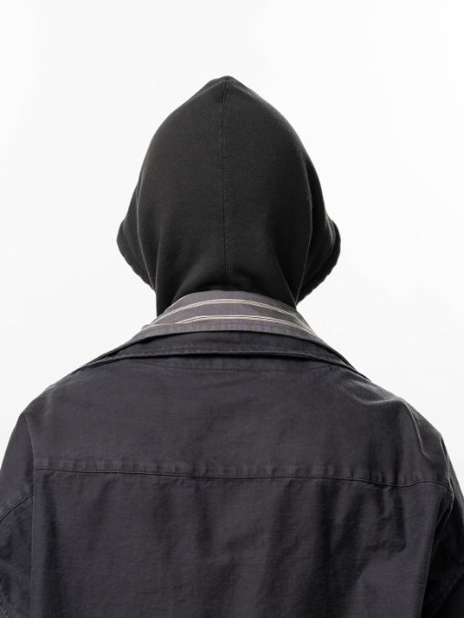 トリプルレイヤードシャツ - TRIPLE LAYRED SH (BLACK)