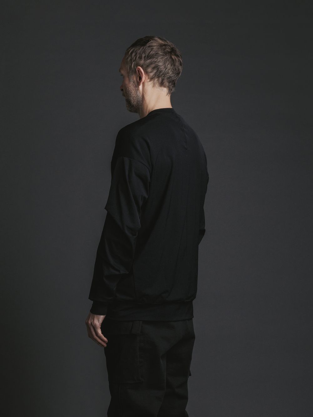 NY/PU ベア天竺 リブTシャツ