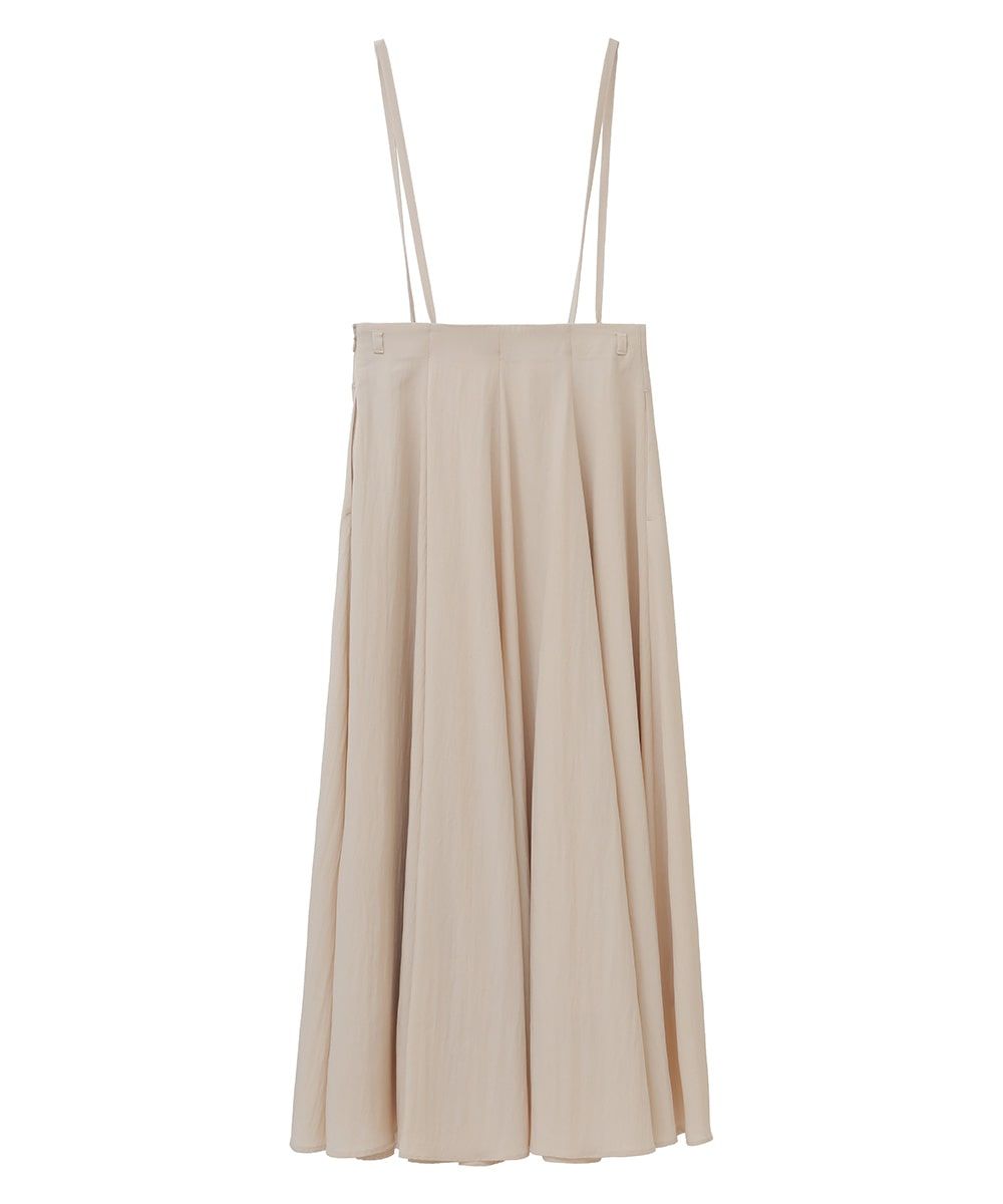 CLANE - 2WAY SUSPENDER MAXI SKIRT - IVORY | ADDICT WEB SHOP