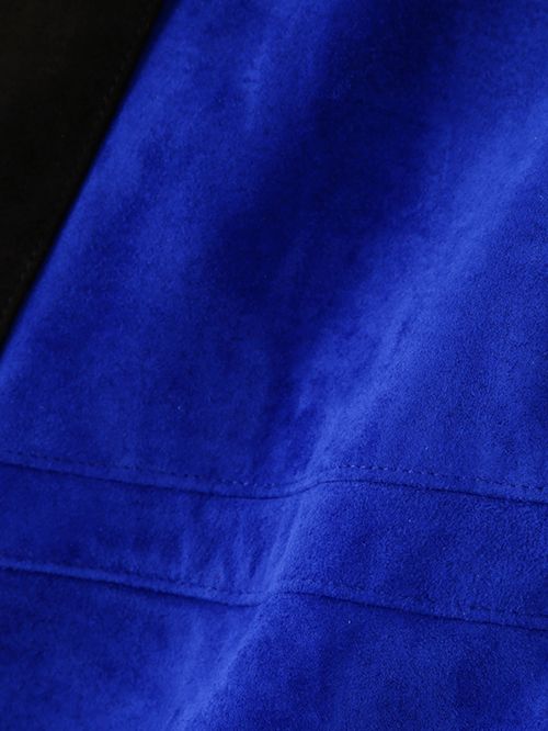 レザーマウンテンパーカー - LEATHER MOUNTAIN PARKA -BLUE