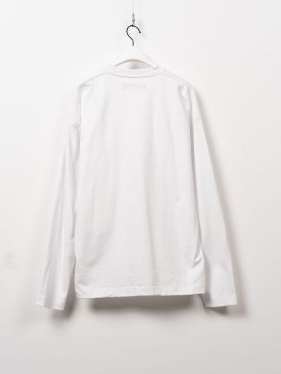 【26AW】 ポケットロングスリーブカットソー - POKET LS TEE （WHITE）