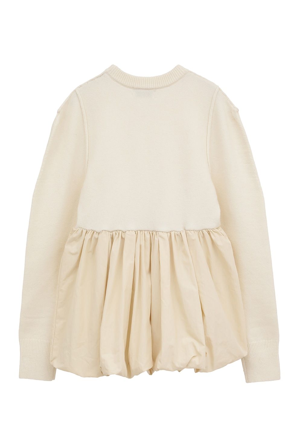 ドッキングニットトップス |  DOCKING POWERSHOULDER KNIT TOPS (IVORY)