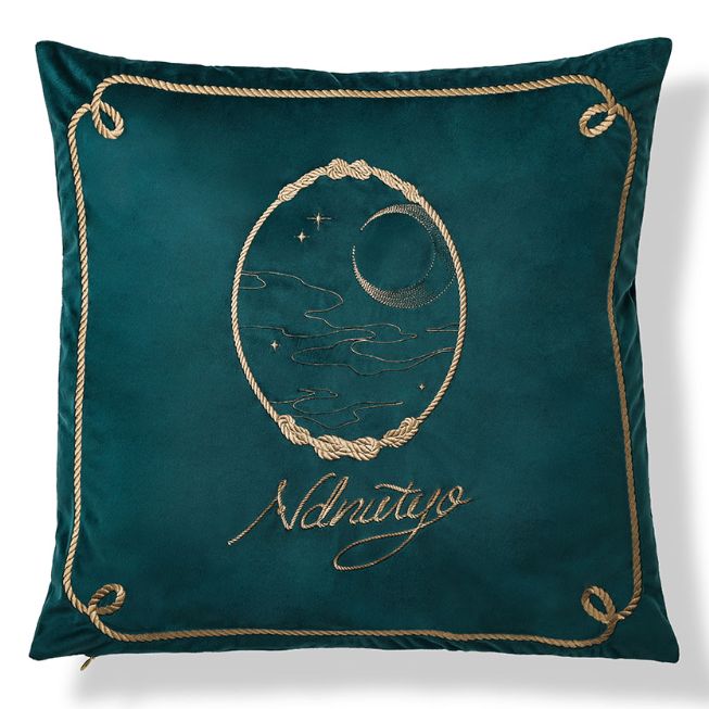 クッションカバー - CUSHION COVER / VELOUR GREEN