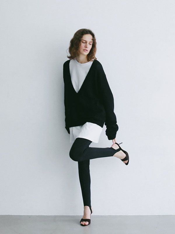 ハイストレッチトレンカ (BLACK)