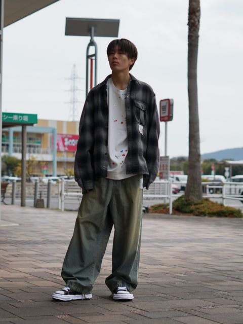 ミハラ定番デニム＋ドッキングデザインでつくるデイリースタイル