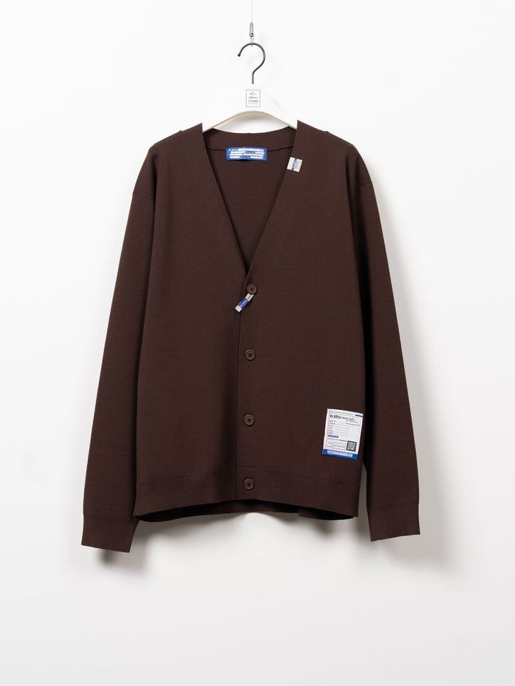 ミランリブカーディガン - MILAN RIB CARDIGAN （BROWN）