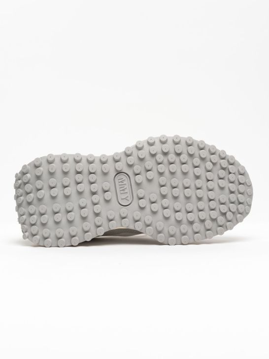 "LARRY / ラリー" OG Sole Mix Material Low-top Sneakers - オリジナルソールスニーカー（WHITE）