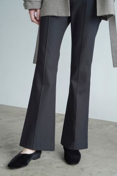 センター ライン ブーツ カット パンツ - CENTER LINE BOOTS CUT PANTS - BLACK