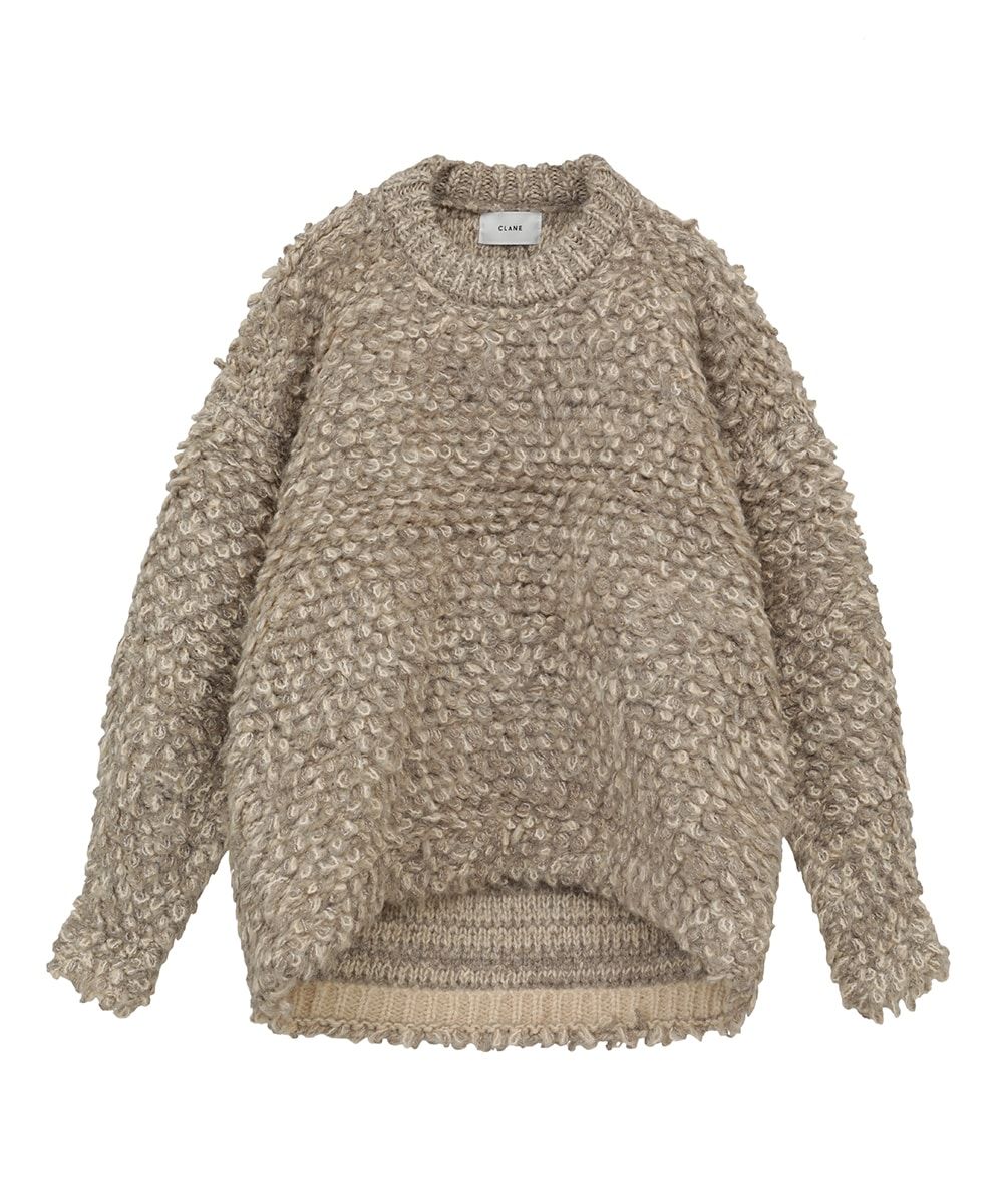 CLANE - ミックス モヘア ニット トップス - MIX LOOP MOHAIR KNIT