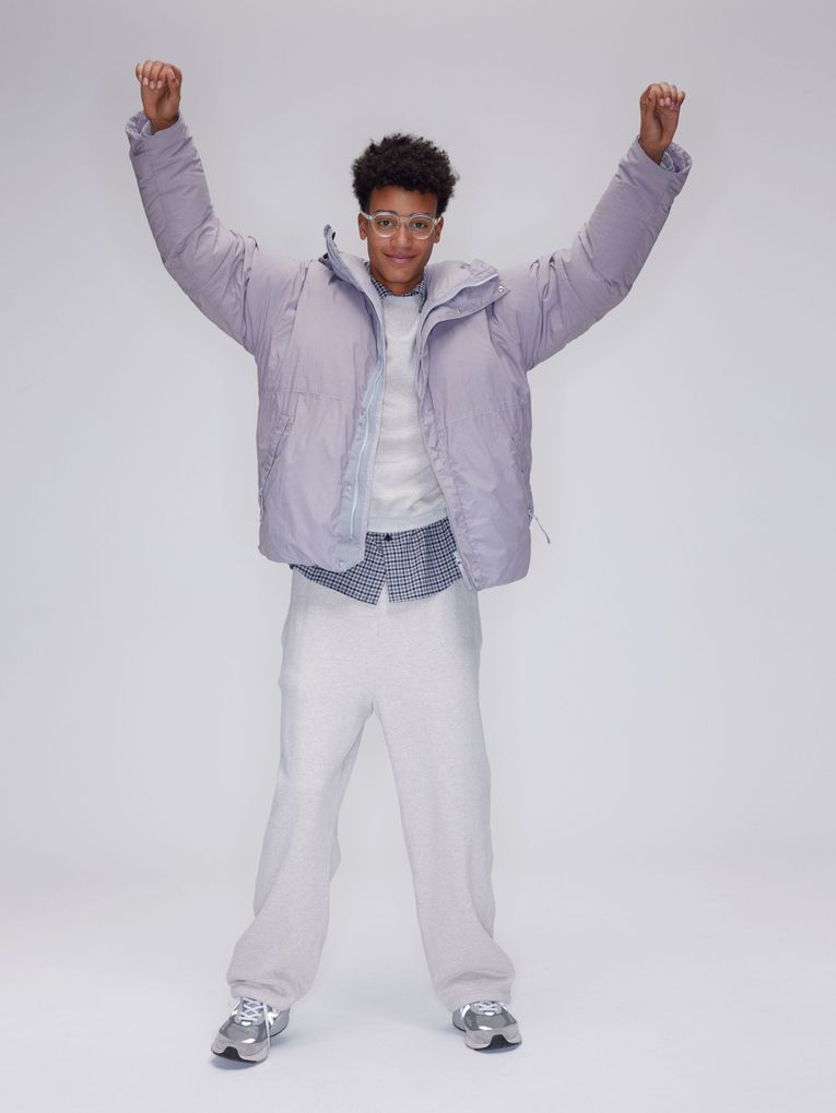 700FIL ダウンジャケット  -  GARMENT DYED DOWN JACKET  FADE GRAY